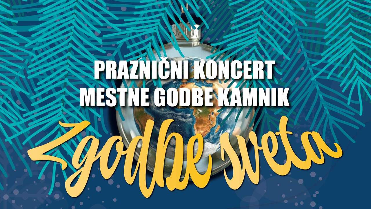 Zgodbe sveta: praznični koncert Mestne godbe Kamnik