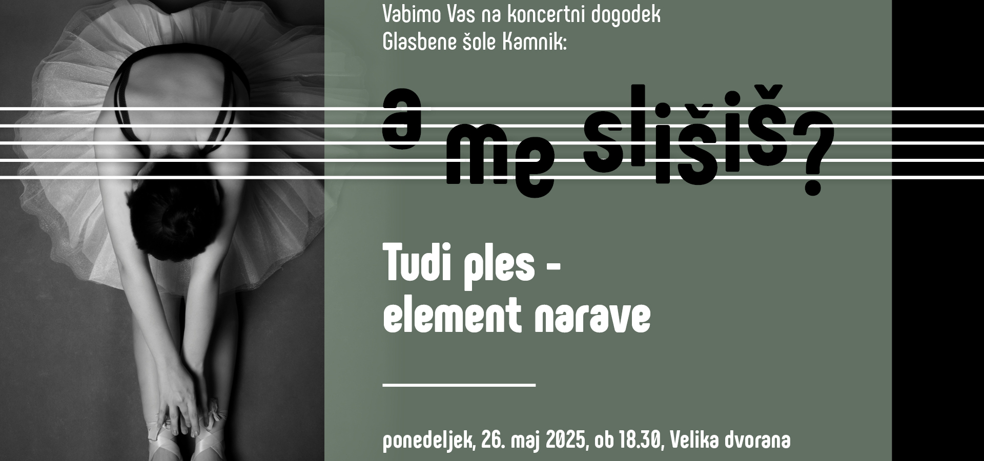 A me slišiš? - Tudi Ples - element narave