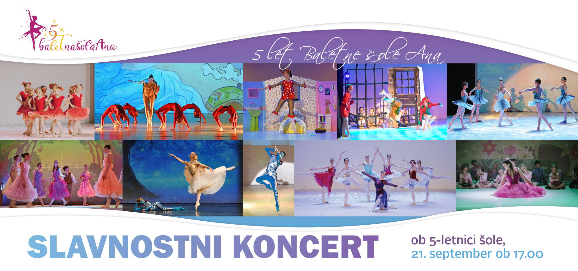 Slavnostni koncert ob 5-letnici Baletne šole Ana