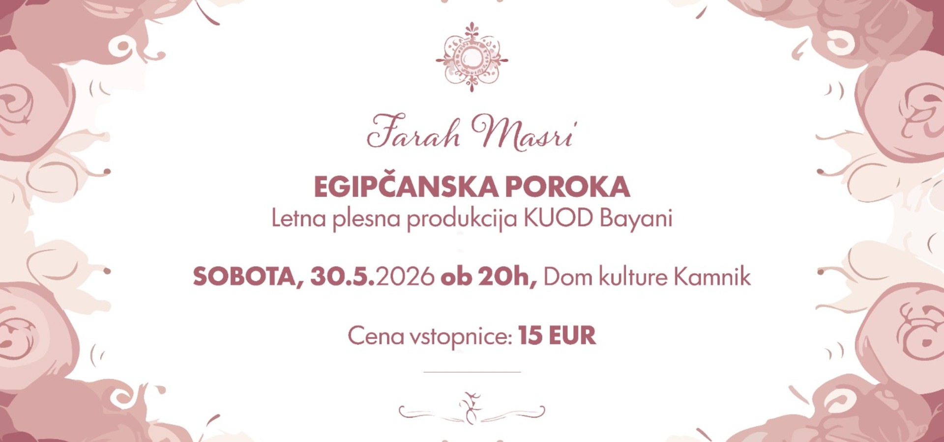 KUOD Bayani: EGIPČANSKA POROKA