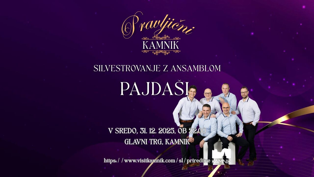 Pravljični Kamnik - prednovoletni koncert: silvestrovanje na prostem s Pajdaši