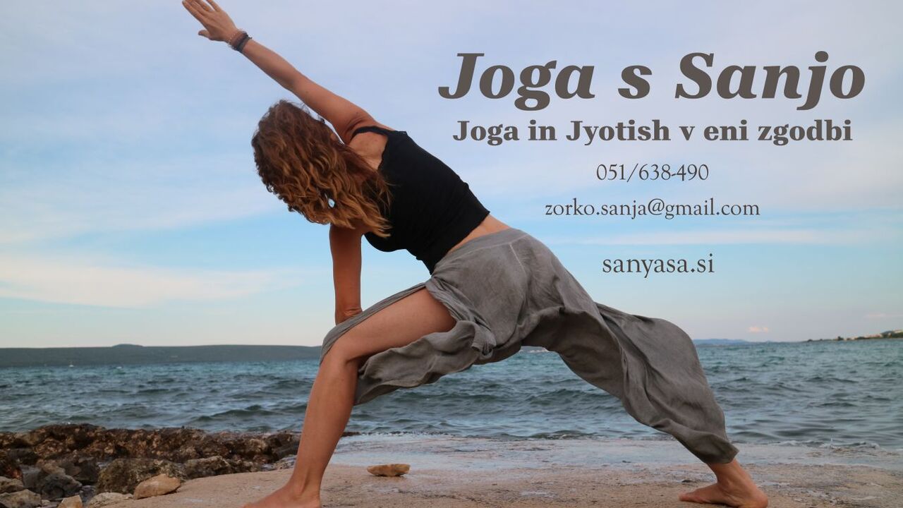 Joga s Sanjo - joga in jyotish v eni zgodbi, Mekinjski samostan, po-sr: 19:00-20:00