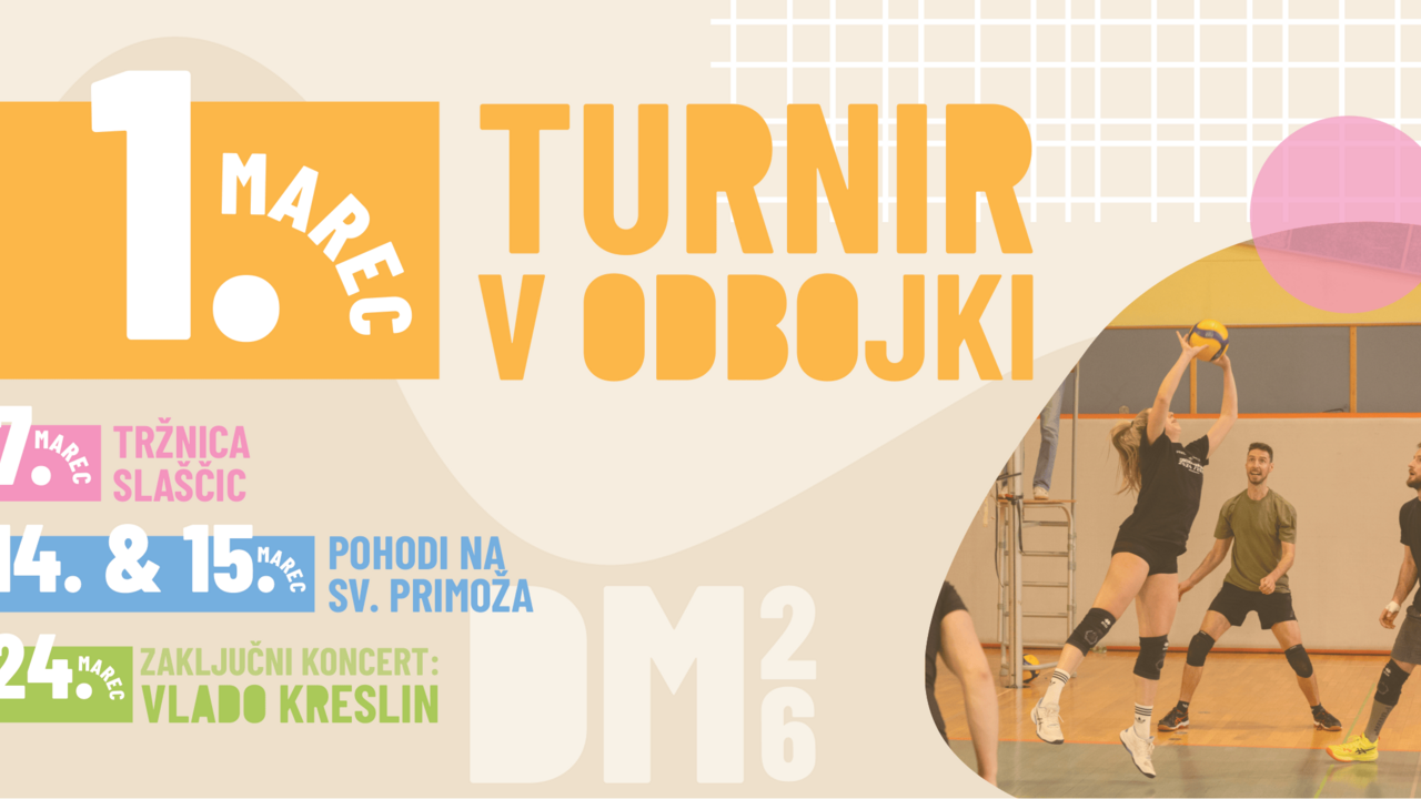 Turnir v odbojki - Dobrodelni marec 2026