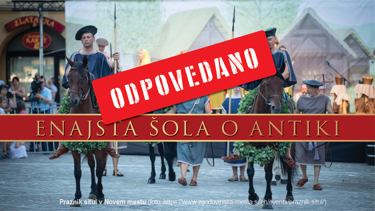 Enajsta šola o antiki z ddr. vereno Perko in mag. Bredo Podbrežnik Vukmir