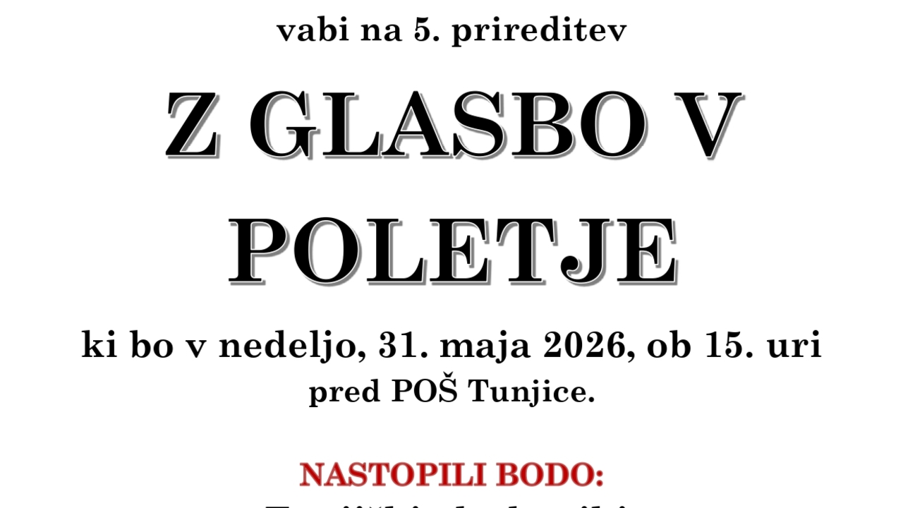 Z glasbo v poletje